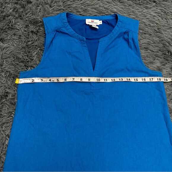 Vineyard Vines Split V-Neck Tank Top Size Small - Picture 6 of 7